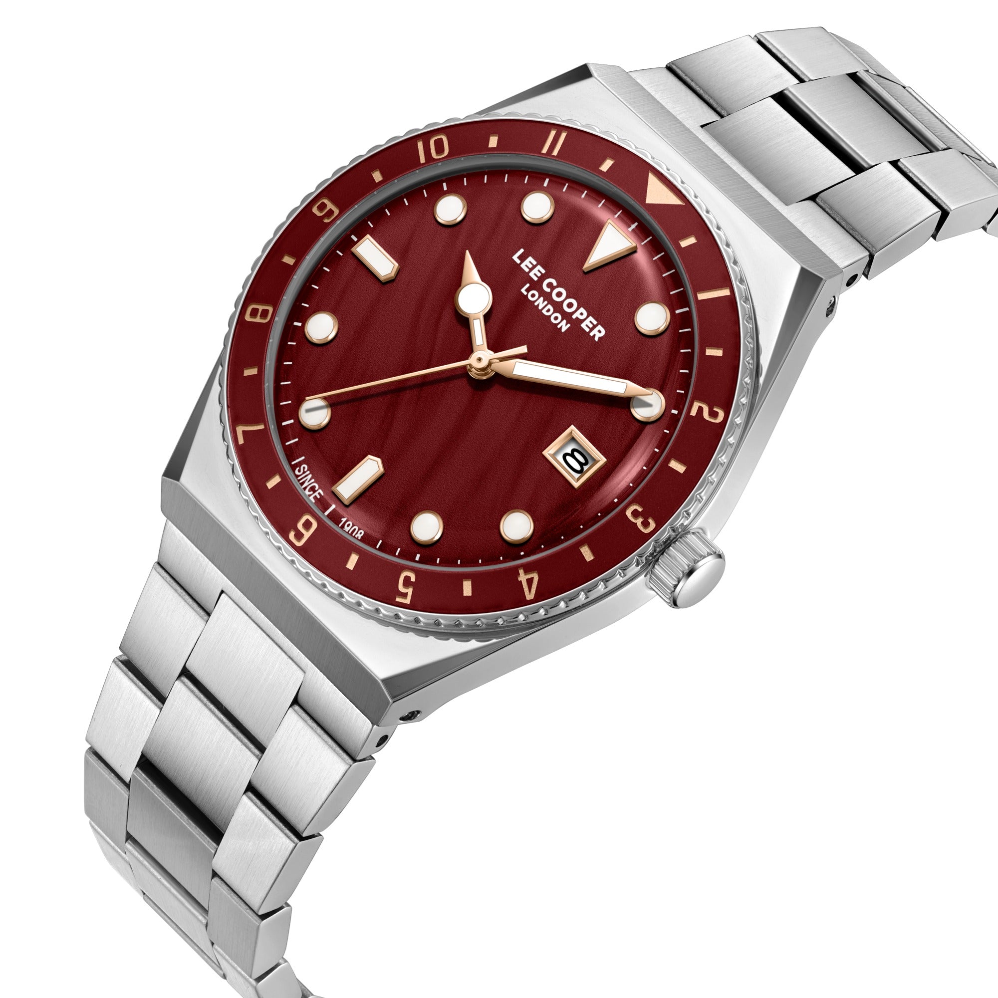 Montre Homme Argentée Lee Cooper Lc08284.380