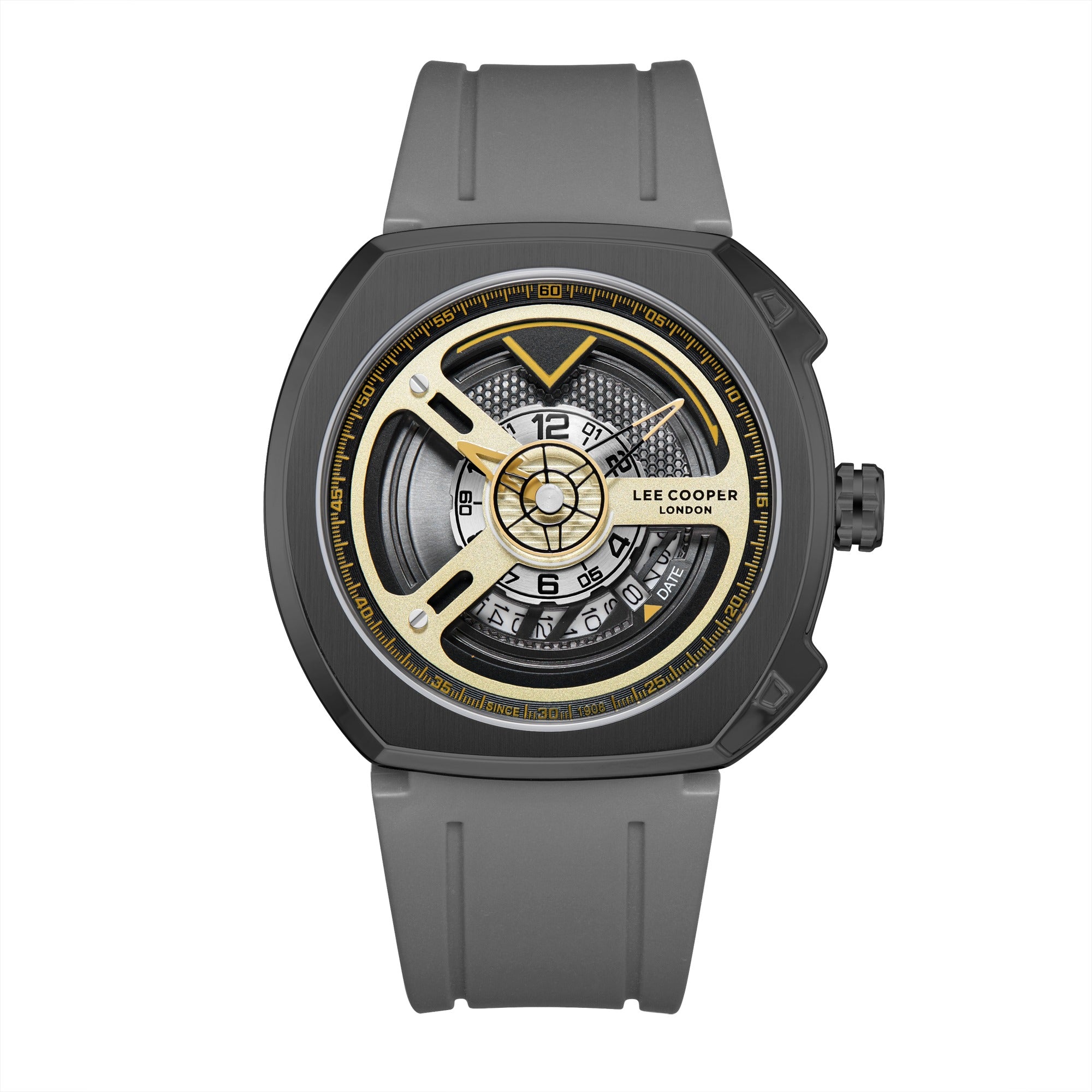 Montre futuriste Lee Cooper pour homme en gris