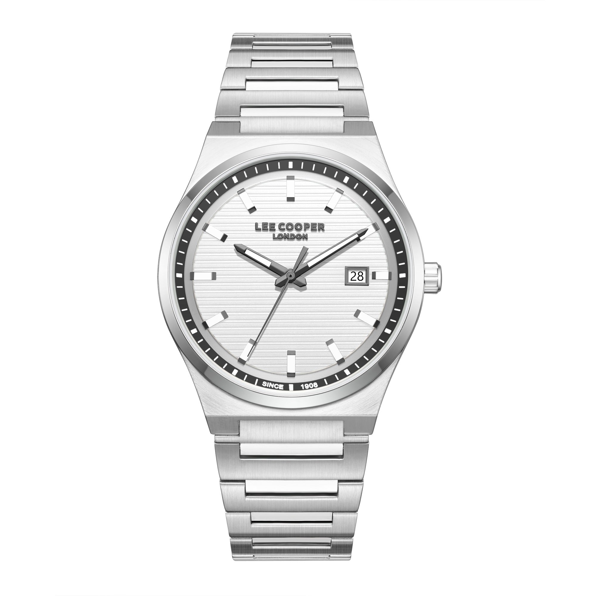 Lee Cooper Lc08288.330 Montre Homme Argent