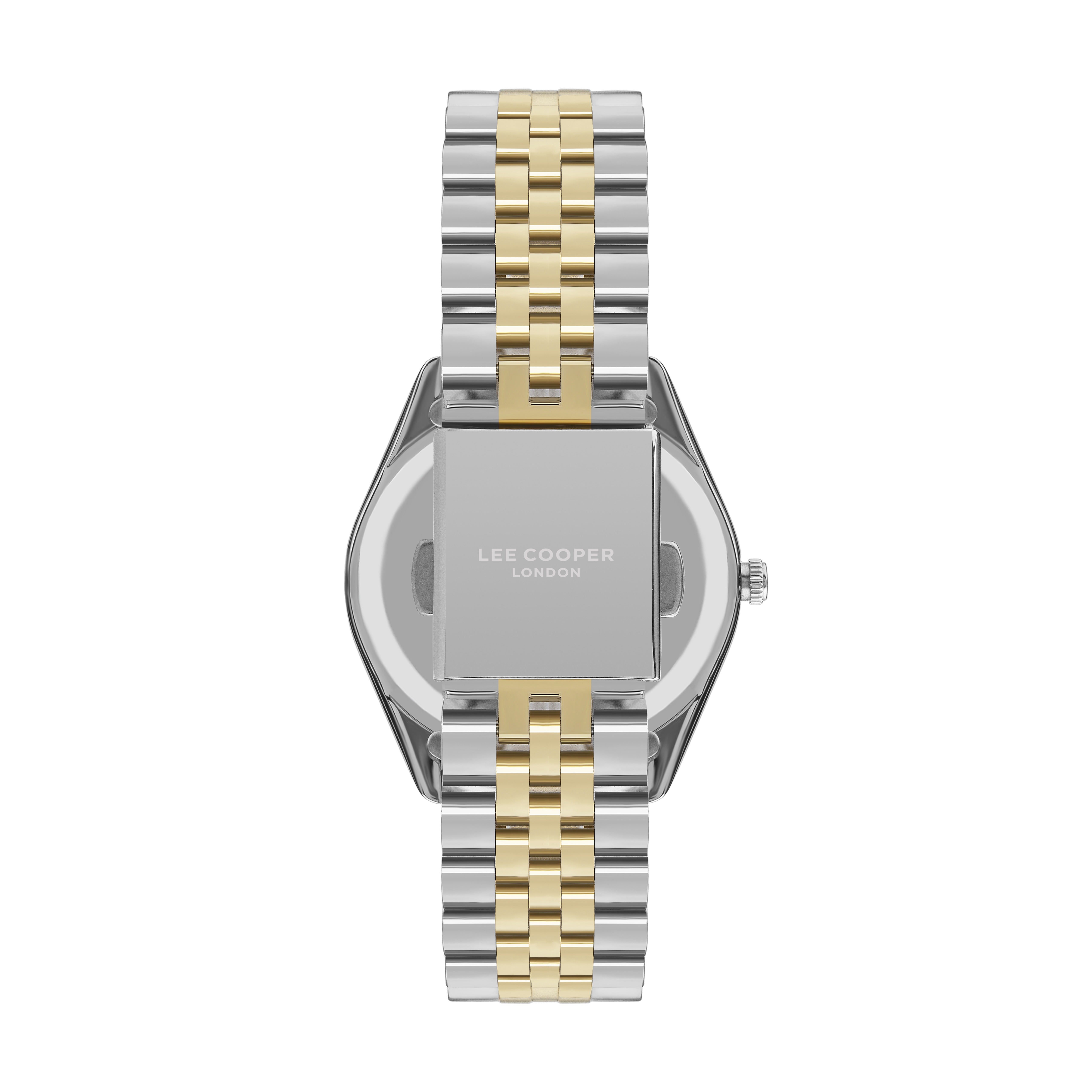 Montre Homme Lee Cooper Cadran Vert Bracelet Bicolore