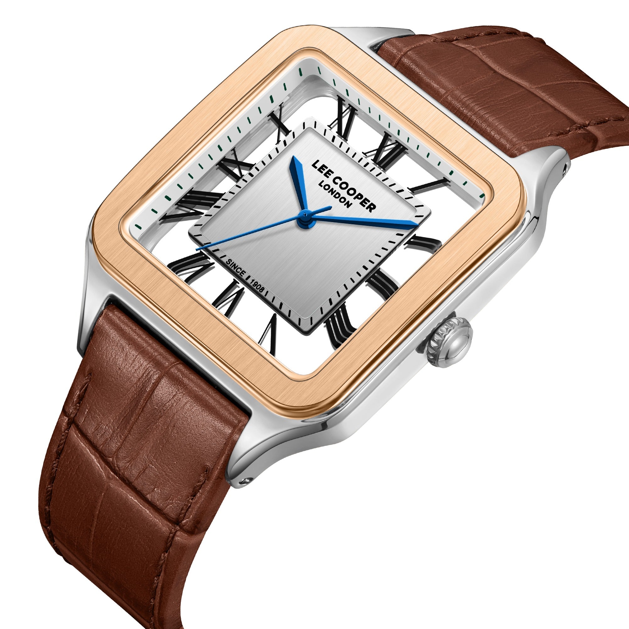 Montre Lee Cooper Lc08277.532 Homme Argent/Or Rose