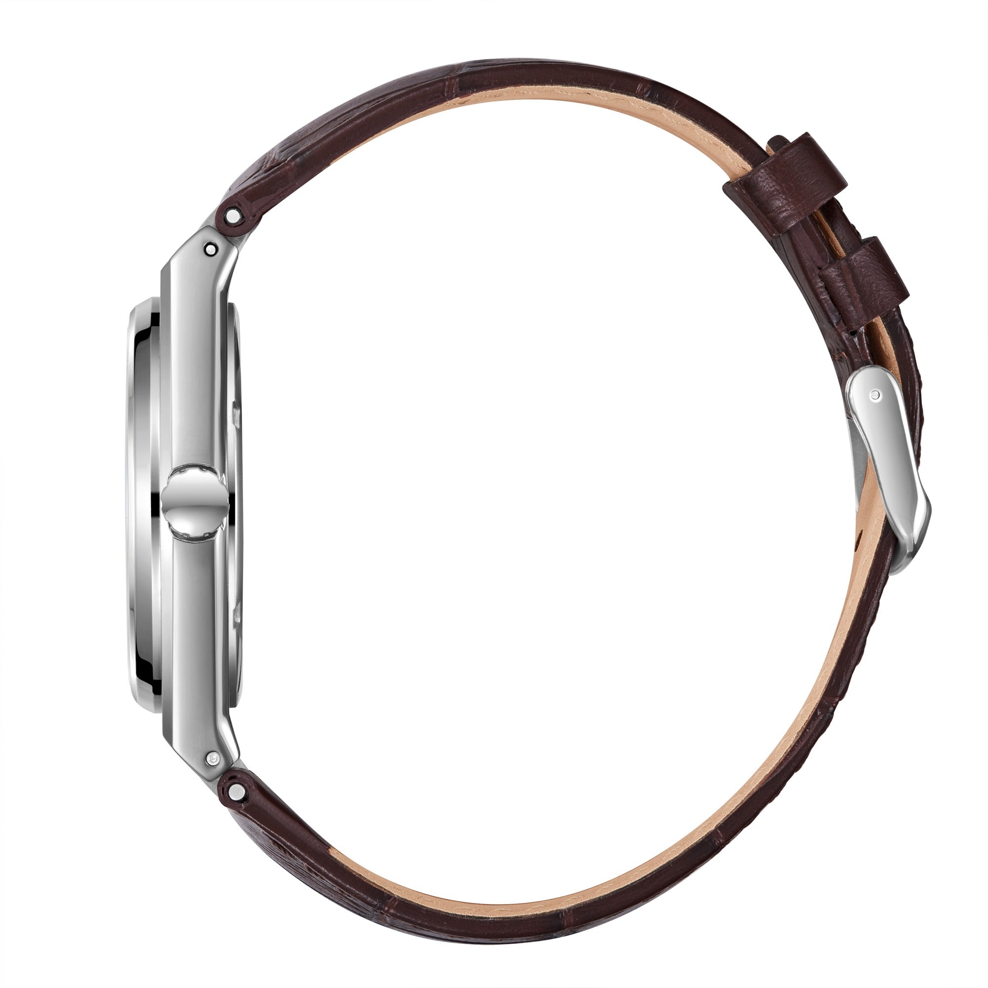 Montre homme Lee Cooper bracelet marron