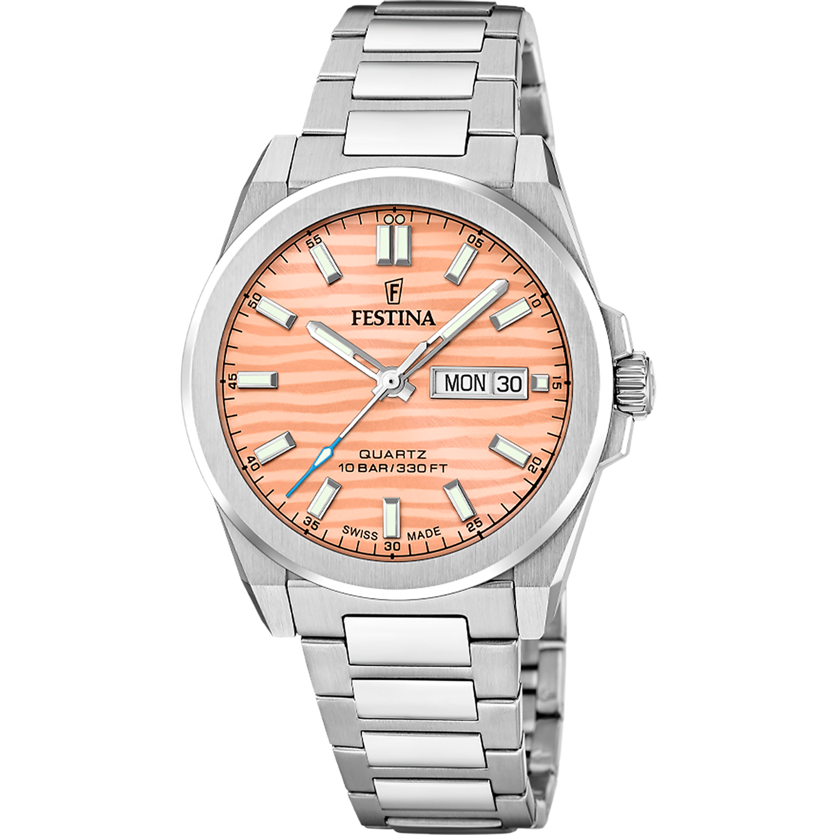 Montre Homme Festina Suisse Cadran Marron