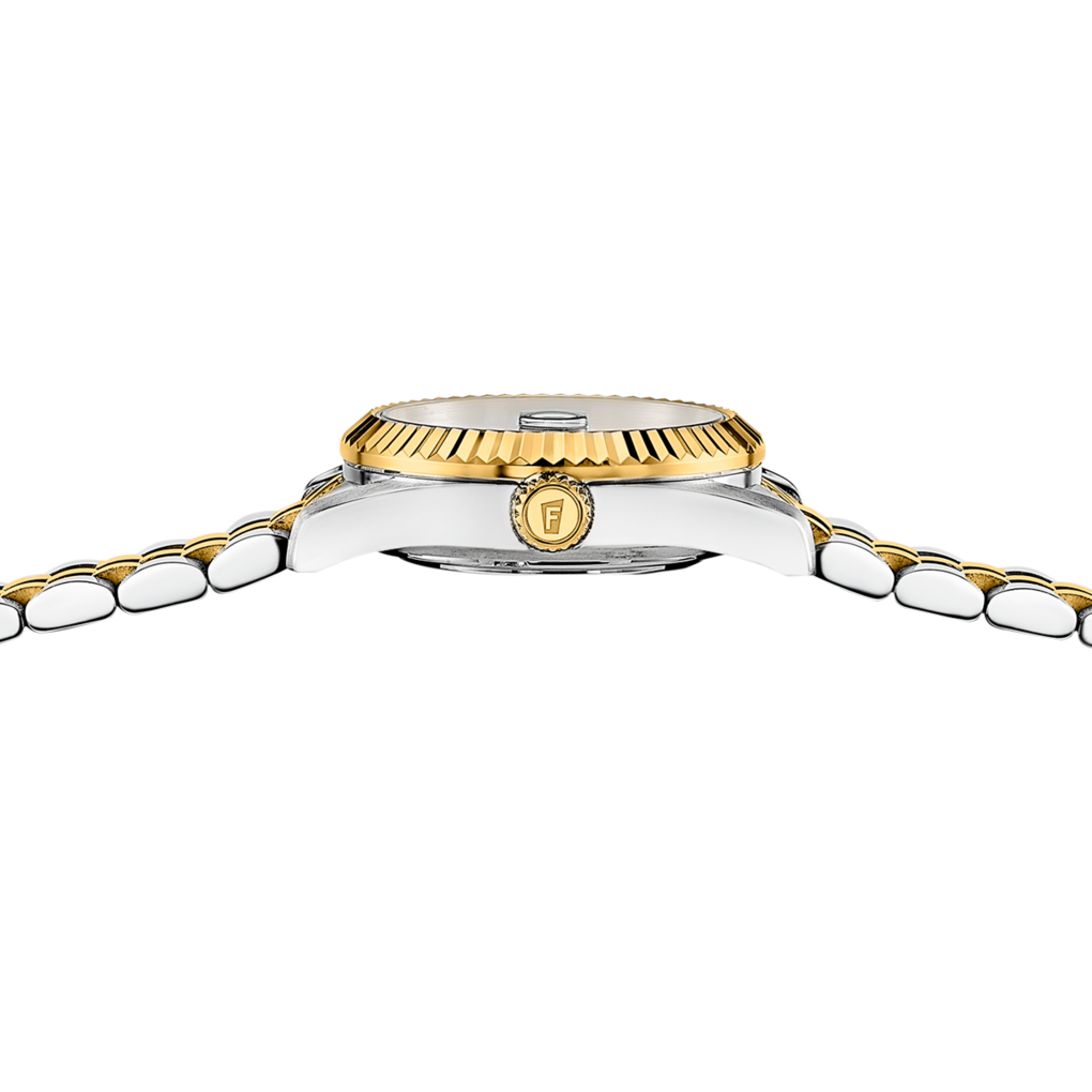 Montre suisse Festina pour femme bicolore