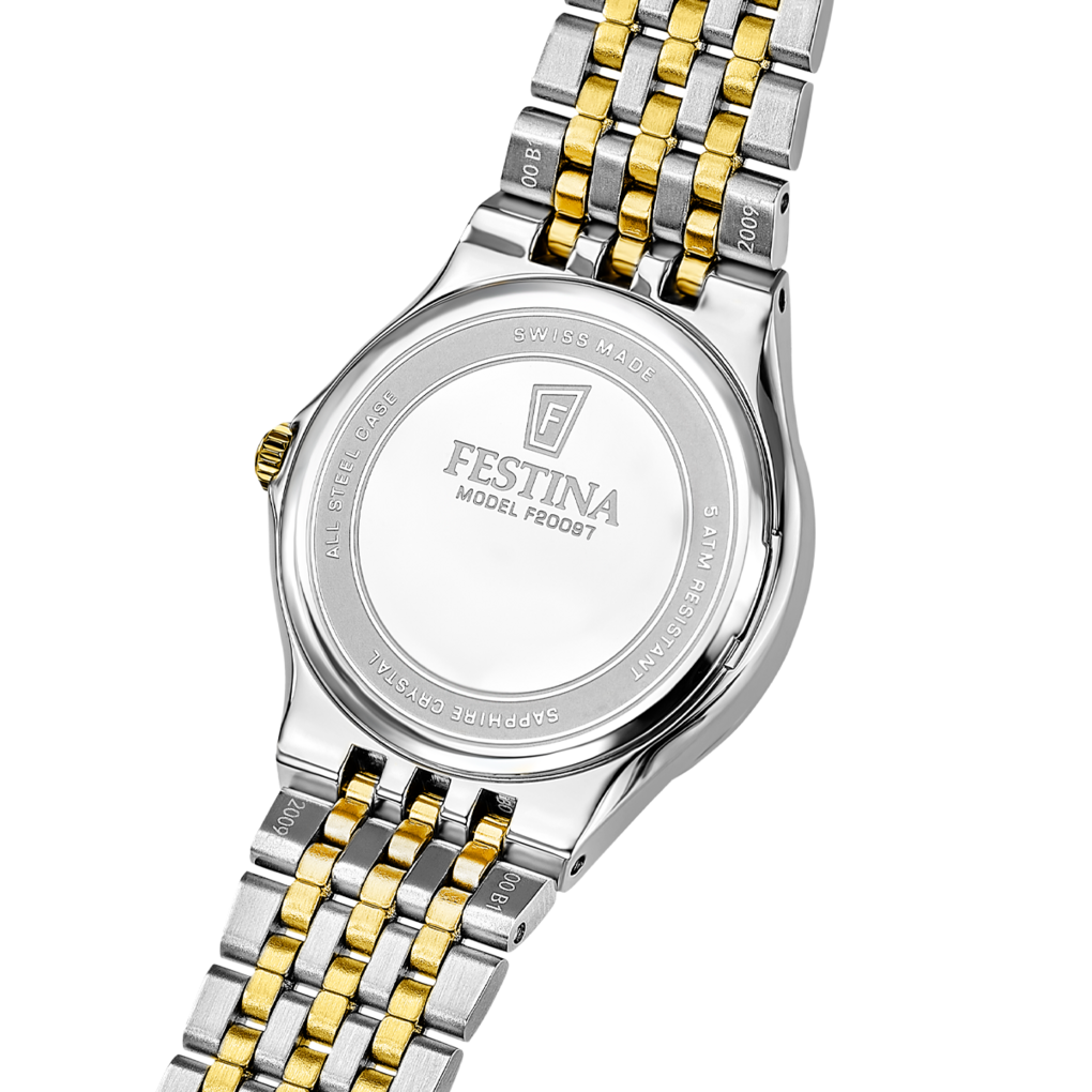 Montre Festina Suisse pour Femme Bicolore