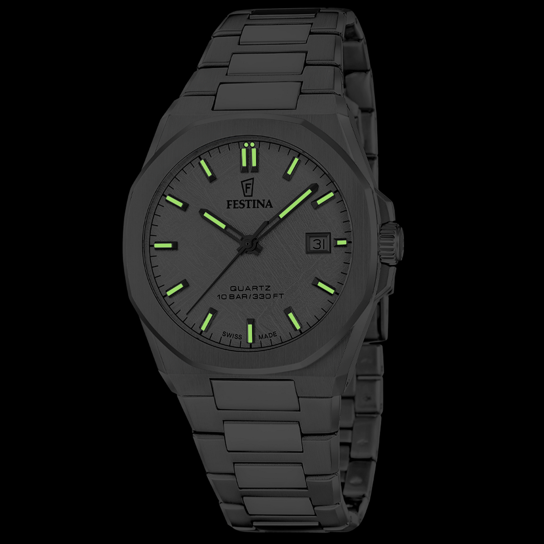 Montre homme Festina Swiss cadran blanc