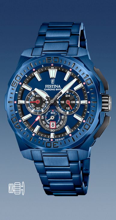 Montre de Plongée Homme Festina Bleue