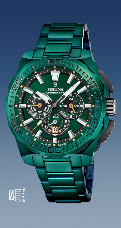 Montre Homme Festina Plongeur Vert