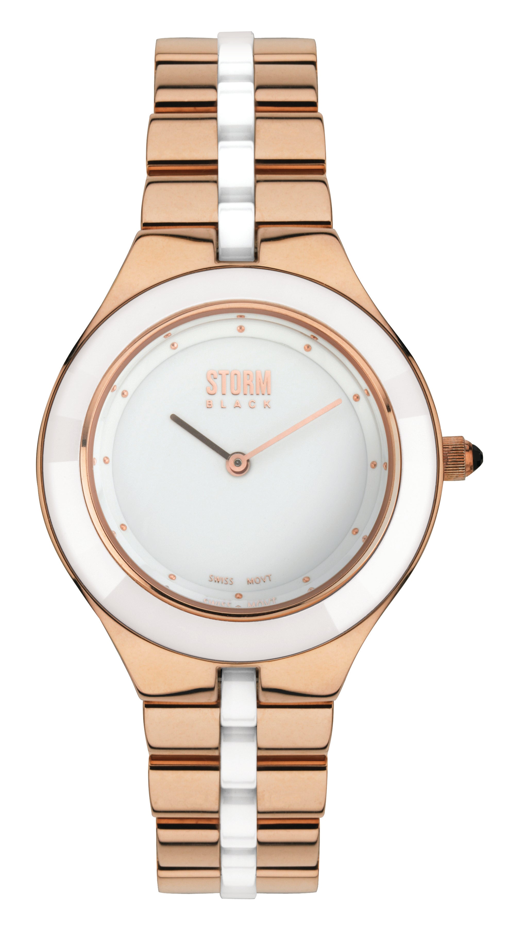 Storm Black Marzella Rose Gold
